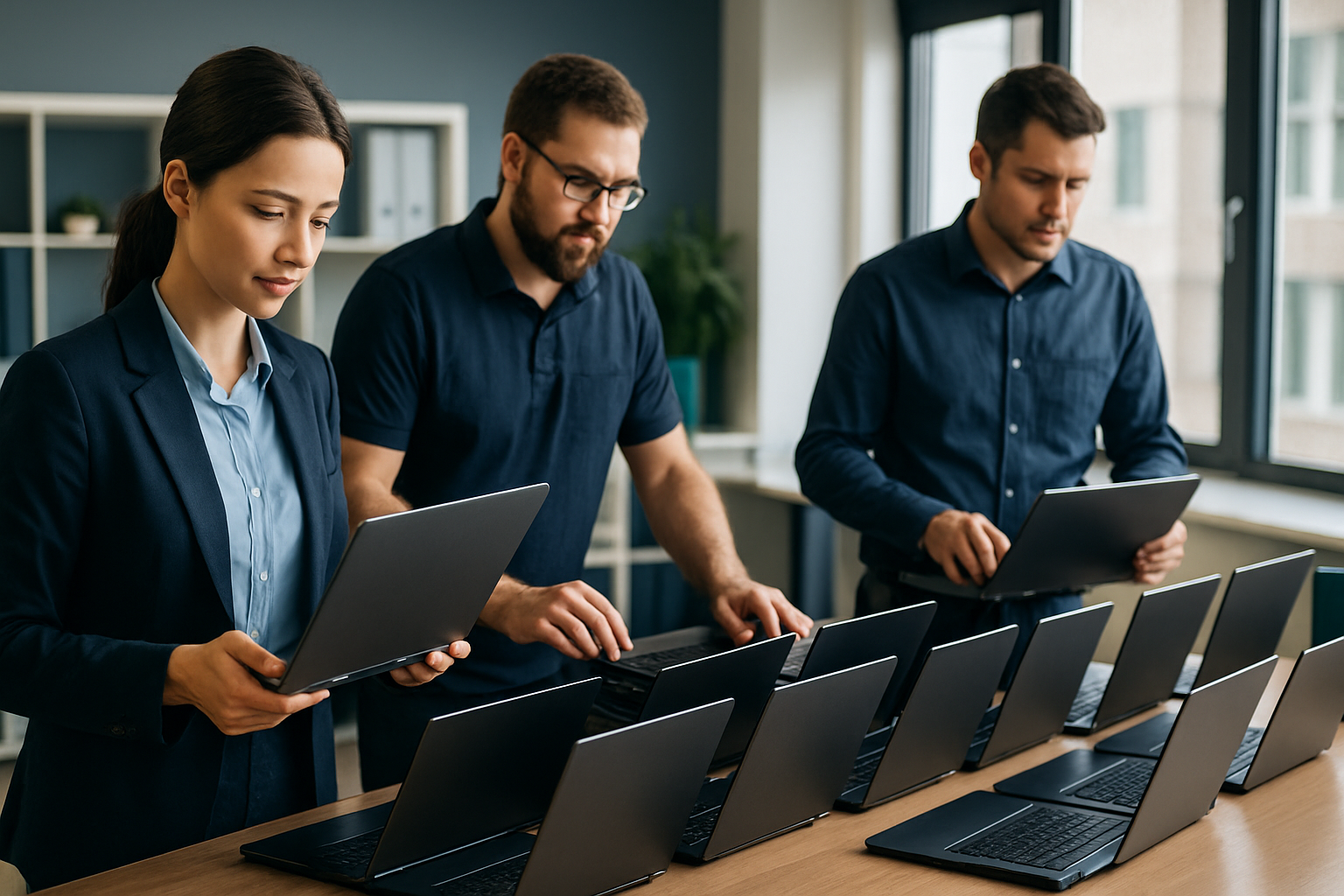 Locação de notebooks para eventos, treinamentos e equipes temporárias